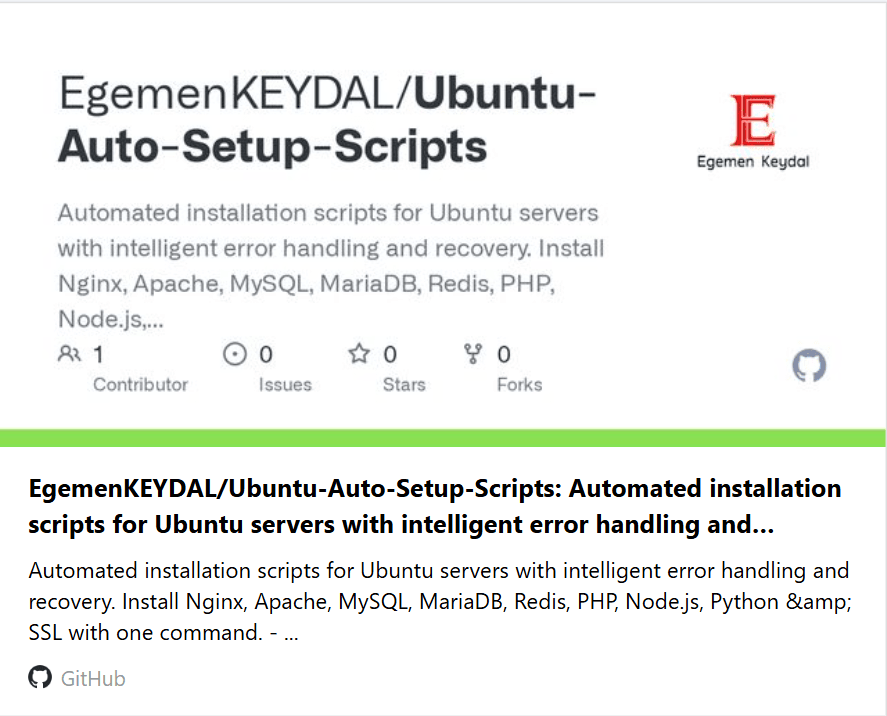 Ubuntu Otomatik Kurulum